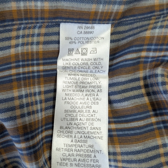 Pendleton Frontier Men's Blue Plaid Pearl Snap Shirt Size M - Picture 7 of 7